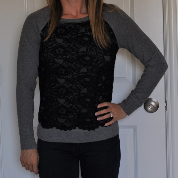 Loft medium lace sweatshirt - Picture 6 of 6